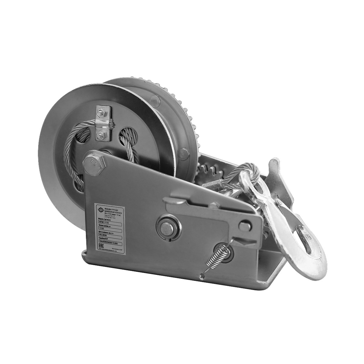 0 - Лебедка ручная барабанная  (канат) GEARSEN FD 1310