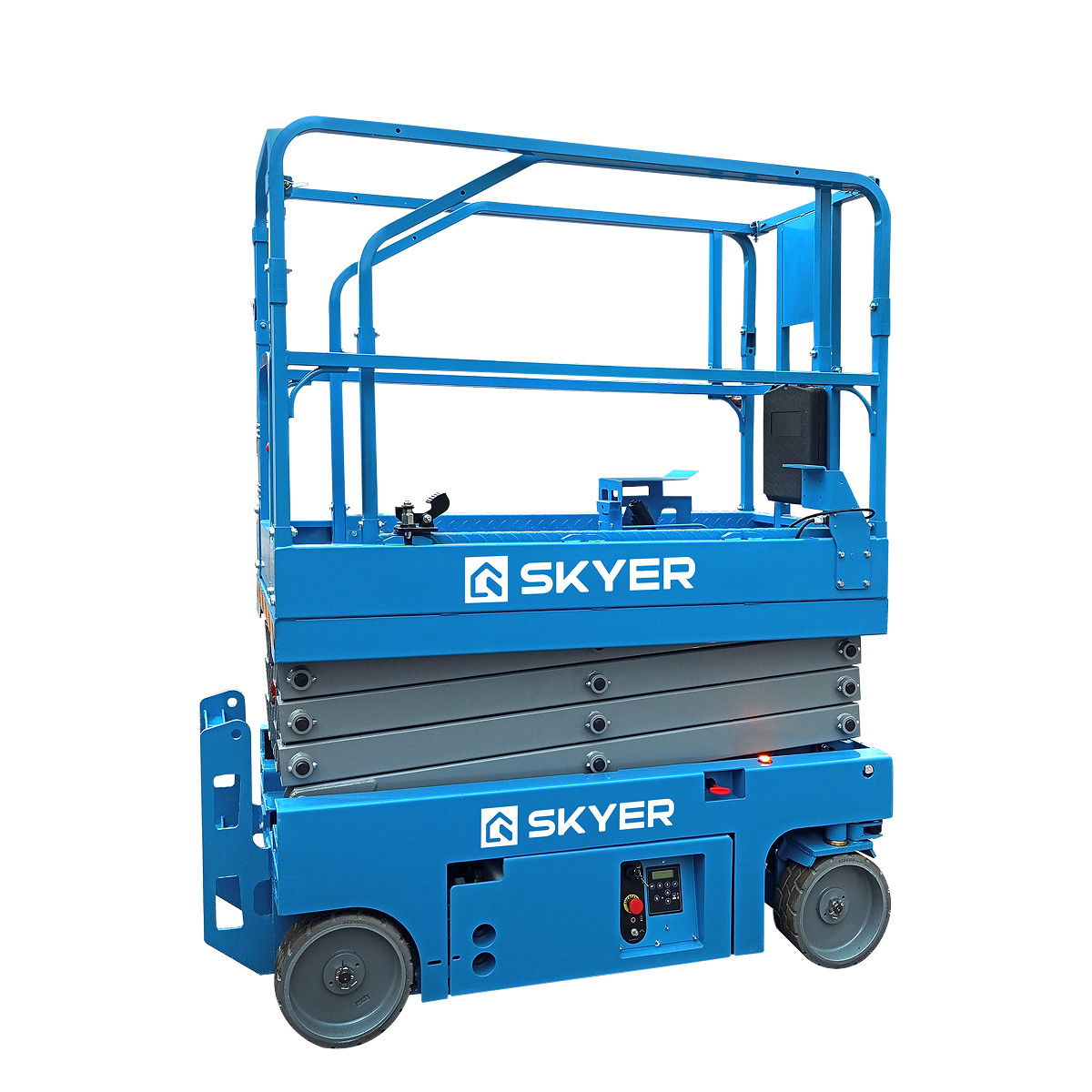 1 - Самоходный ножничный подъемник с выдвижной платформой SKYER PL1432 Li M
