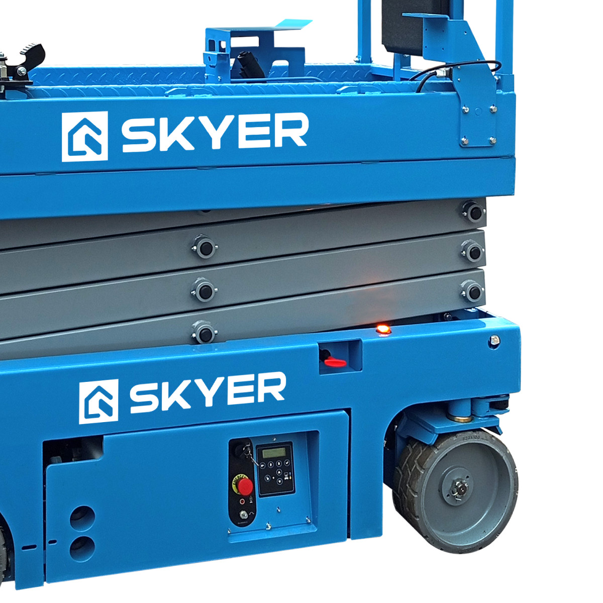 4 - Самоходный ножничный подъемник с выдвижной платформой SKYER PL1432 Li M